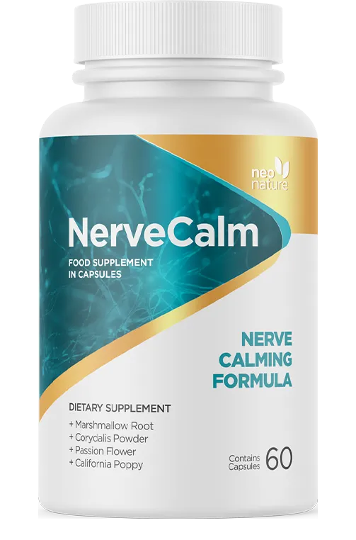 Another official NerveCalm supplement bottle image.