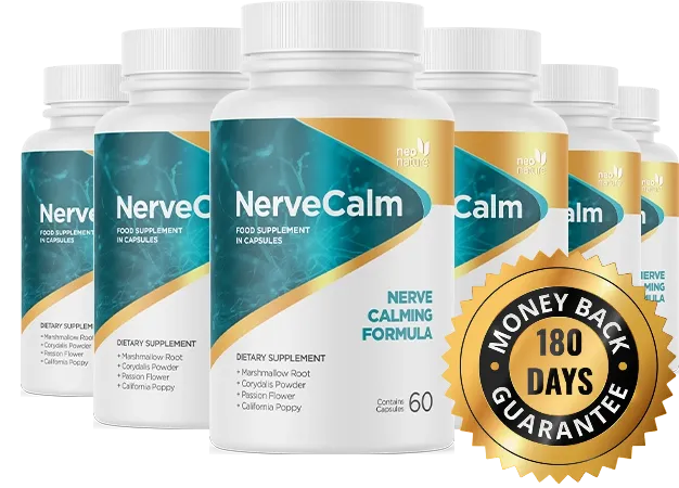 Nerve Calm promotional image communicating gentle, fast-acting nerve relief
